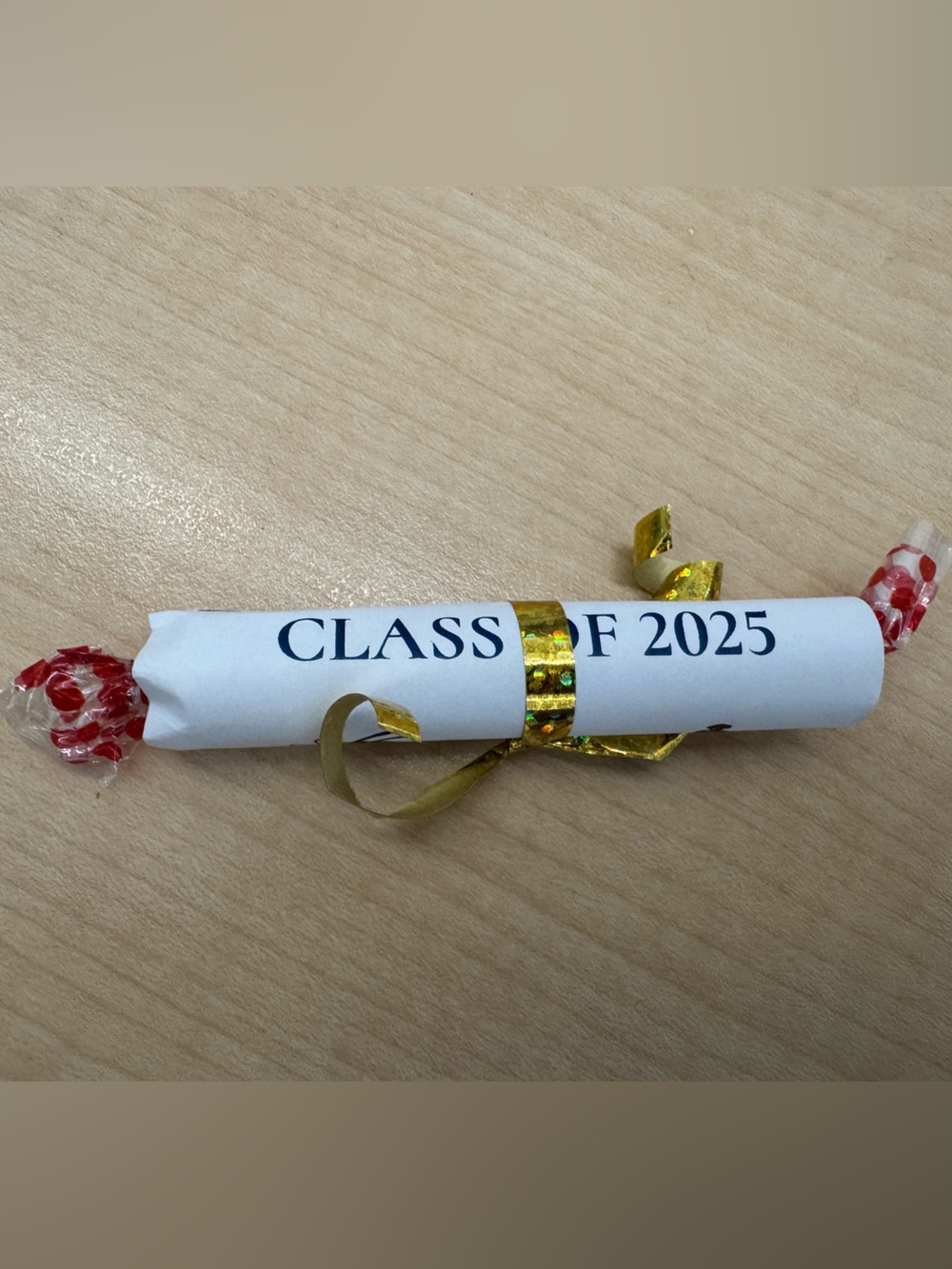 20 Personalized Smarties with Class of 2026 Celebration Scroll Party Favor